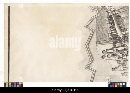 Szenografie/ oder geometrisch perspect Illustration/ Kayl: Königl: Haupt: U: Residenz Stadt/ Wienn/ in Österreich/ auf höchstem Kommando und gezogen/ von 1769 Mai Monots, bis zum letzten Oktober 1774/ ... '. Stadt Wien und ihre Vororte (24 Originalteile in 48 Blättern). Joseph Daniel von Huber (1730-1788) Stockfoto