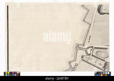 Szenografie/ oder geometrisch perspect Illustration/ Kayl: Königl: Haupt: U: Residenz Stadt/ Wienn/ in Österreich/ auf höchstem Kommando und gezogen/ von 1769 Mai Monots, bis zum letzten Oktober 1774/ ... '. Stadt Wien und ihre Vororte (24 Originalteile in 48 Blättern). Joseph Daniel von Huber (1730-1788) Stockfoto