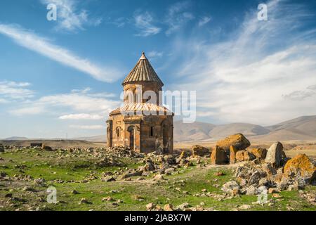 Kirche des heiligen Gregor von Abumarents, Ruinen von Ani, Kars, Ostanatolien, Türkei Stockfoto