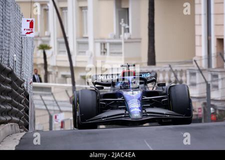 Monaco. 29.. Mai 2022. Monte Carlo, Monaco. 29.. Mai 2022. Alexander Albon von Williams auf Kurs während des Formel 1 Grand Prix von Monaco 2022 auf dem Circuit de Monaco am 29. Mai 2022 in Monte-Carlo, Monaco. Kredit: Marco Canoniero/Alamy Live Nachrichten Gutschrift: Marco Canoniero/Alamy Live Nachrichten Stockfoto