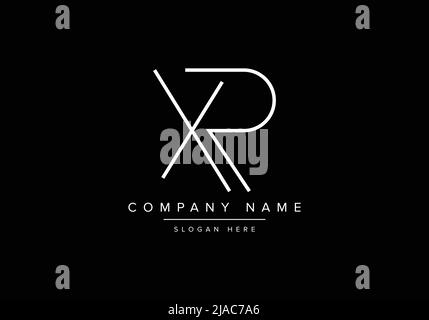 Kreatives Logo mit minimaler Linienkunst, XP-Monogramm-Logo Stock Vektor