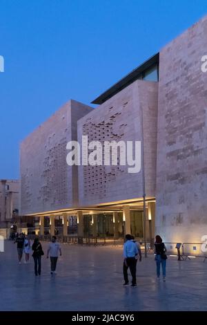 Parliament House, Valletta, Malta Stockfoto