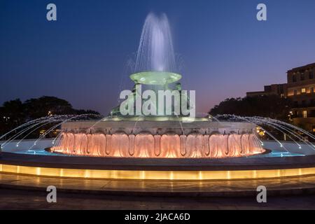 Tritons Fountain, Valletta, Malta Stockfoto