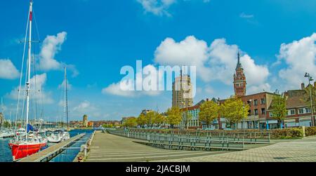 Dunkerque, Stadt im Norden Frankreichs, Hafen und Stadtbild Stockfoto