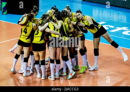 05-04-2022 Istanbul-Türkei: Vakıfbank Sultans League Match Stockfoto