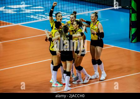 05-04-2022 Istanbul-Türkei: Vakıfbank Sultans League Match Stockfoto