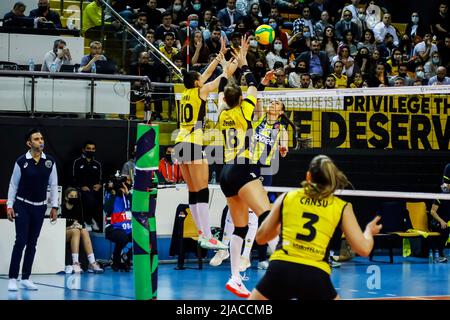 05-04-2022 Istanbul-Türkei: Vakıfbank Sultans League Matc Stockfoto