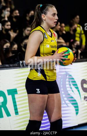 05-04-2022 Istanbul-Türkei: Vakıfbank Sultans League Matc, Teamspieler: Cansu Özbay Stockfoto