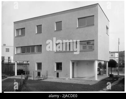 Werkbundsiedlung, Haus 67 und 68 (13., Woinovichgasse 10-12). Martin Gerlach jun. (1879-1944), Fotograf, Gabriel Guevrekian (1892-1970), Architekt Stockfoto