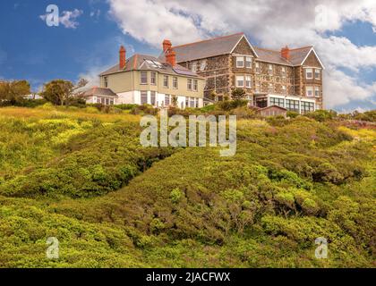 Housel Bay Hotel in Mullion, Cornwall. Stockfoto