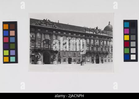 1., Burg - im Schloss (ehemals Franzenplatz) - Reichskanzlei. Bruno Reiffenstein (1869-1951), Fotograf Stockfoto