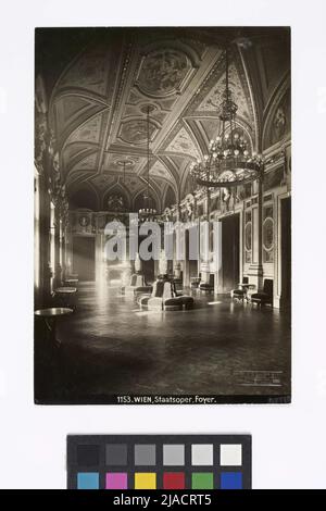 1., Opera Ring 2 - Staatsoper - Innenansicht - Schwindel. Bruno Reiffenstein (1869-1951), Fotograf Stockfoto