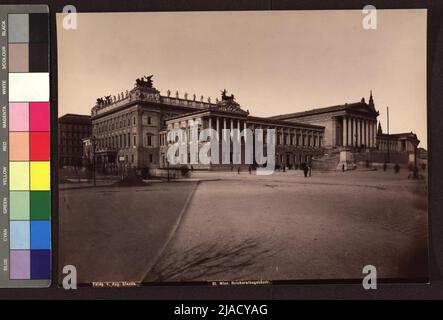 1., Dr.-Karl-Renner-Ring 3-Parlament. August Stauda (1861-1928), Fotograf Stockfoto