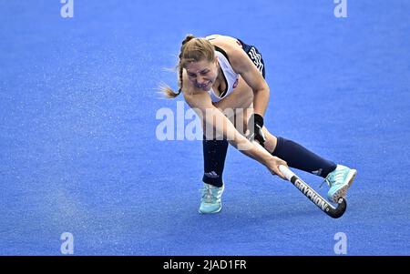 Stratford, Großbritannien. 29.. Mai 2022. England V Spanien Damen FIH Pro League. Lee Valley Hockey Center. Stratford. Lizzie Neal (England) während des Eishockeyspiels England V Spanien Damen FIH Pro League. Kredit: Sport In Bildern/Alamy Live Nachrichten Stockfoto