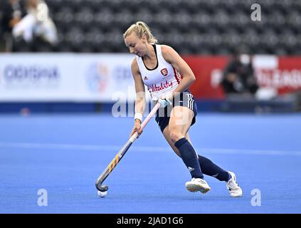 Stratford, Großbritannien. 29.. Mai 2022. England V Spanien Damen FIH Pro League. Lee Valley Hockey Center. Stratford. Hannah Martin (England) während des England V Spanien Damen FIH Pro League Eishockeyspiels. Kredit: Sport In Bildern/Alamy Live Nachrichten Stockfoto