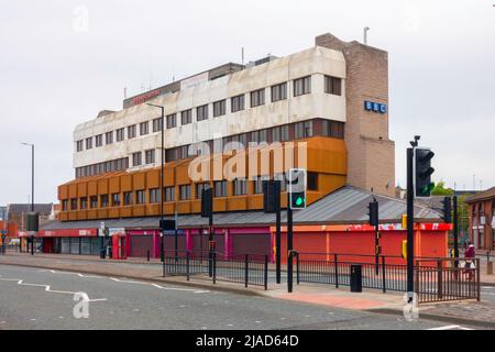 British Broadcasting Corporation BBC Tees lokalen Rundfunk Hausbau in Middlesbrough Stockfoto