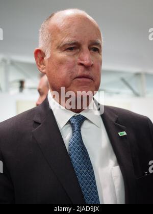 Jerry Brown, Gouverneur von Kalifornien bei der Klimarahmenkonvention der Vereinten Nationen - UNFCCC - COP23 Stockfoto