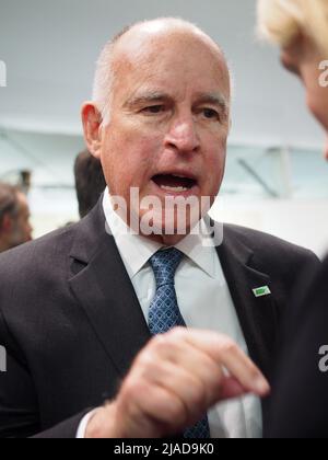 Jerry Brown, Gouverneur von Kalifornien bei der Klimarahmenkonvention der Vereinten Nationen - UNFCCC - COP23 Stockfoto