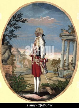 Ernst Gideon Freiherr von Laudon (Loudon) (1716-1790), Feldmarschall. Johann Hieronymus Löschen Kohl (1753-1807), Verlag Stockfoto