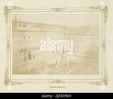 1., Burg - im Schloss (ehemals Franzenplatz), General - Reichskanzlei - Schweizerhof - Kaiser - Franz Denkmal. Unbekannt, Fotograf Stockfoto