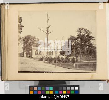 Weltausstellung 1873: Pavillon des Österreichisch-Ungarischen Lloyd (Nr. L 87, S. Michael Frankenstein & Comp. (1843-1918), Fotostudio, Wiener Fotografiervereinigung, Verlag Stockfoto