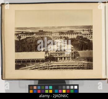 Weltausstellung 1873: Maschinenhalle, Vogelperspektive aus der Rotunde (Nr. L 21, S. Wiener Fotografenverein, Verlag Stockfoto