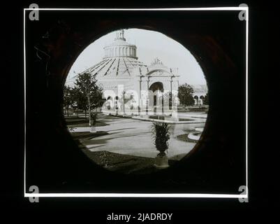 Weltausstellung 1873: Industriepalast mit Rotunde (ohne Nr.). Wiener Fotografenverein, Verlag Stockfoto