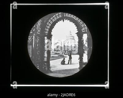 Weltausstellung 1873: Industriepalast mit Rotunde (ohne Nr.). Wiener Fotografenverein, Verlag Stockfoto