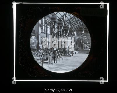 Weltausstellung 1873: Maschinenhalle (ohne Nr.). Wiener Fotografenverein, Verlag Stockfoto