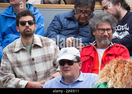 Gary Mihaileanu, Radu Mihaileanu an den Ständen während der French Open Roland Garros 2022 am 29. Mai 2022 in Paris, Frankreich. Foto von Nasser Berzane/ABACAPRESS.COM Stockfoto