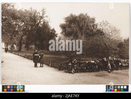 18., Währinger Park - Allgemein. Carl (Karl) Zapletal (1876-1941), Fotograf Stockfoto