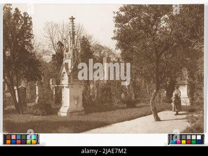 18., Währinger Park - Grabmalhain. Carl (Karl) Zapletal (1876-1941), Fotograf Stockfoto