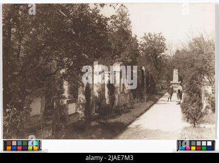 18., Währinger Park - Grabmalhain. Carl (Karl) Zapletal (1876-1941), Fotograf Stockfoto