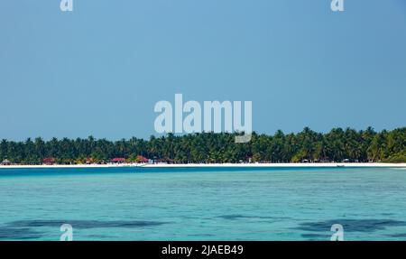 Lakswadeep, Indien - 13. März 2022: Bangaram Island in Lakswadeep Stockfoto