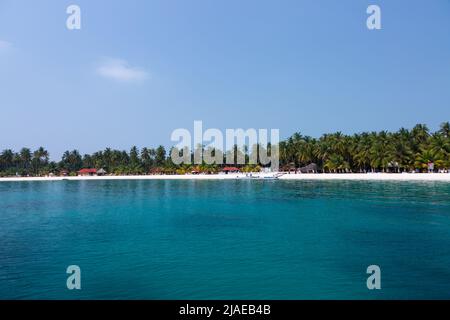 Lakswadeep, Indien - 13. März 2022: Bangaram Island in Lakswadeep Stockfoto