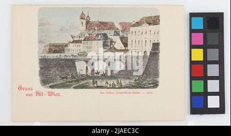 Stadtbefestigung - Dominikanische Bastion, Postkarte. Unbekannt Stockfoto