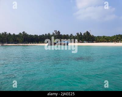 Lakswadeep, Indien - 13. März 2022: Agatti Island in Lakswadeep Stockfoto