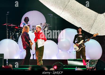 Napa, Kalifornien, USA. 29.. Mai 2022. Pink tritt am 3. Tag des BottleRock 2022 Music Festival auf. Kredit: Ken Howard/Alamy Live Nachrichten Stockfoto