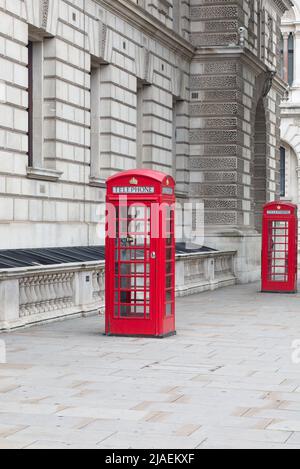 Telefondose in whitehall London Stockfoto