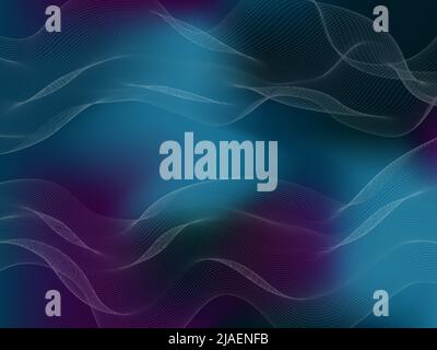 3D Moderne Wellenkurve abstrakter Präsentationshintergrund. Luxus Papier geschnitten Hintergrund. Stock Vektor
