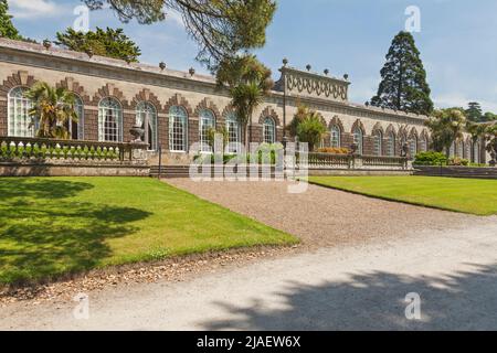 Orangery (1790), Margam Country Park, Margam, Port Talbot, South Wales, VEREINIGTES KÖNIGREICH Stockfoto