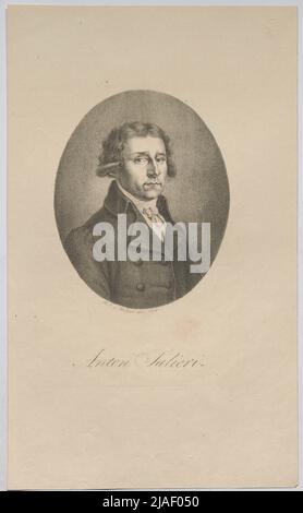 Anton Salieri“. Antonio Salieri, Komponist, Dirigent und Musiklehrer. Heinrich Eduard von Wintter (1788-1829), Künstler Stockfoto