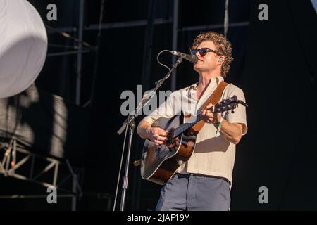 Napa, USA. 29.. Mai 2022. Vance Joy beim BottleRock Music Festival am 29. Mai 2022 auf der Napa Valley Expo in Napa, Kalifornien (Foto: Daniel DeSlover/Sipa USA) Quelle: SIPA USA/Alamy Live News Stockfoto