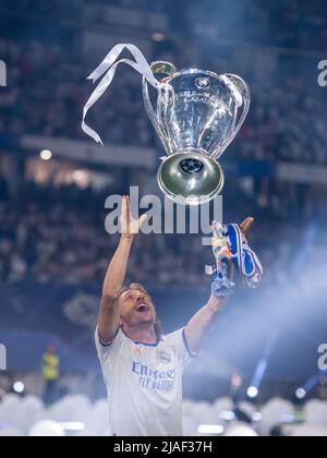 29. Mai 2022, Madrid, Gemeinde Madrid, Spanien: Spieler von RAL Madrid während des Open Media Day Real Madrid in Ciudad deportiva Real Madrid am 24 Mal 2022 in Madrid Spanien. (Bild: © Eurasia - Alvaro Medanda/DAX via ZUMA Press Wire) Stockfoto