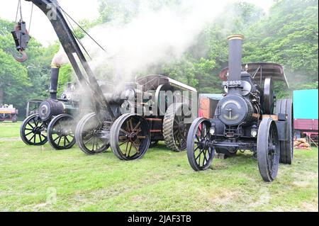 Antriebsmotoren bei Horsted Keynes in West Sussex. Stockfoto