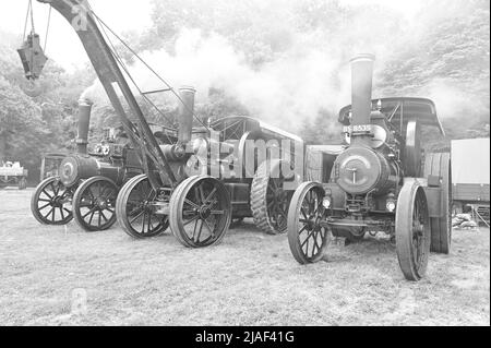 Antriebsmotoren bei Horsted Keynes in West Sussex. Stockfoto