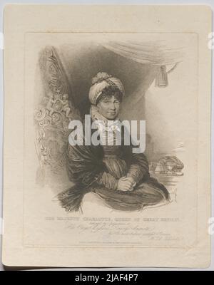 Ihre Majestät Charlotte, Königin von Großbritannien. '. H. D. Thielke: Königin Charlotte von Großbritannien (= Sophie Charlotte zu Mecklenburg-Strelitz). Unbekannt Stockfoto