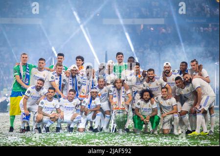 Madrid, Spanien. 29. Mai 2022, Madrid, Gemeinde Madrid, Spanien: Spieler von RAL Madrid während des Open Media Day Real Madrid in Ciudad deportiva Real Madrid am 24 Mal 2022 in Madrid Spanien. (Bild: © Eurasia - Alvaro Medanda/DAX via ZUMA Press Wire) Bild: ZUMA Press, Inc./Alamy Live News Stockfoto