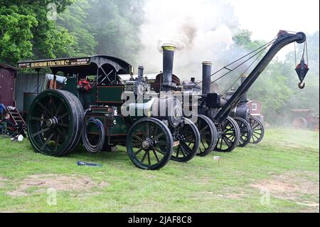 Antriebsmotoren bei Horsted Keynes in West Sussex. Stockfoto