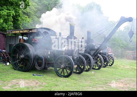 Antriebsmotoren bei Horsted Keynes in West Sussex. Stockfoto